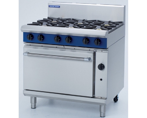 BLUE SEAL Heavy Duty Oven Range 6 Gas Burner G506D